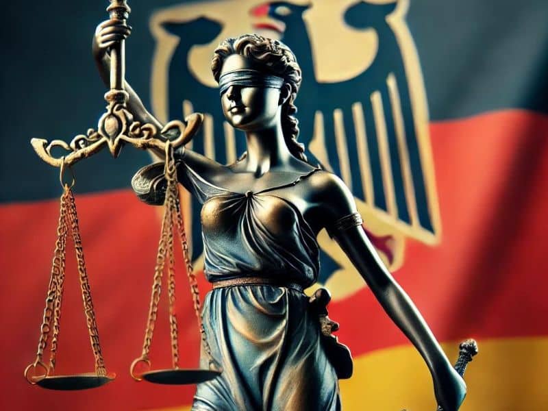 Justizia hat die Aufgabe, die Grundrechte der Bürger zu schützen