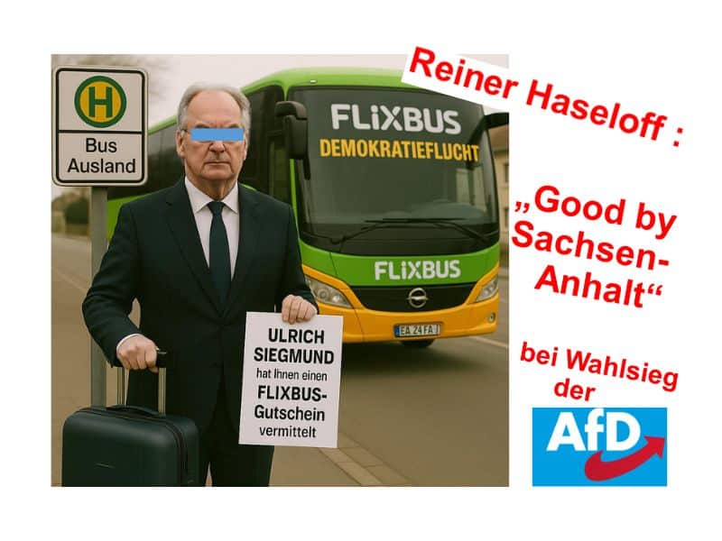 Reiner Haseloff verlässt bei Wahlsieg der AfD das Bundesland