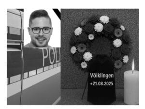 Trauer um den Polizisten, der in Völklingen ermordet wurde