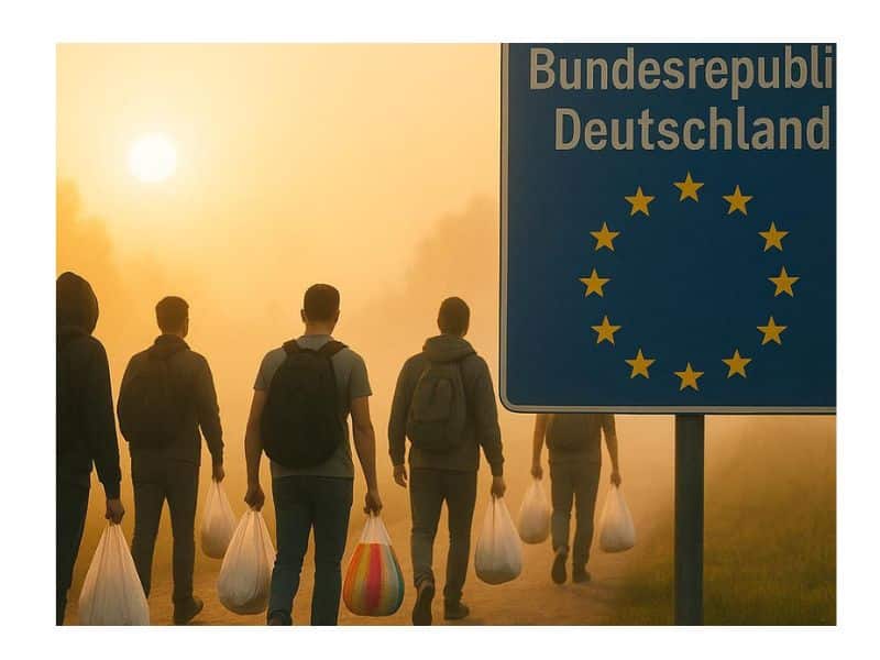 Einwanderer - bei Sonnenaufgang wird Deutschland gestürmt